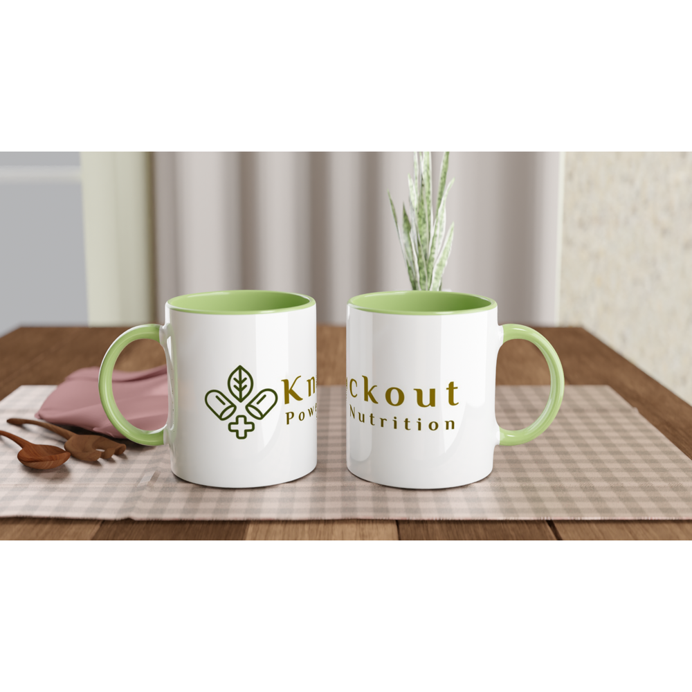 Personalized White 11 oz Ceramic Mug.