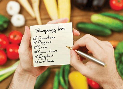 WEIGHTLOSS SHOPPING LIST