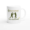 White 11oz Ceramic Mug Sports Drinkware