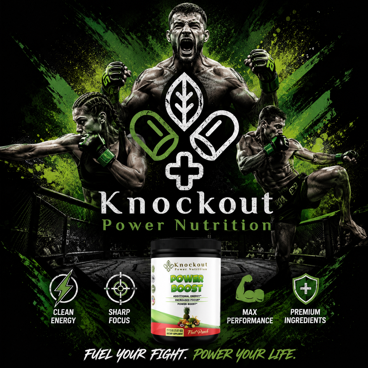 Plant-Based Pre-Workout Powder | Nitric Oxide Boost – Knockout Power Nutrition