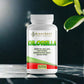 Chlorella supplement promoting natural detox benefits for enhanced health and wellness