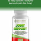 Knockout Joint Support supplement bottle with green and white background