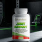 Knockout Joint Support supplement bottle with gym equipment in the background