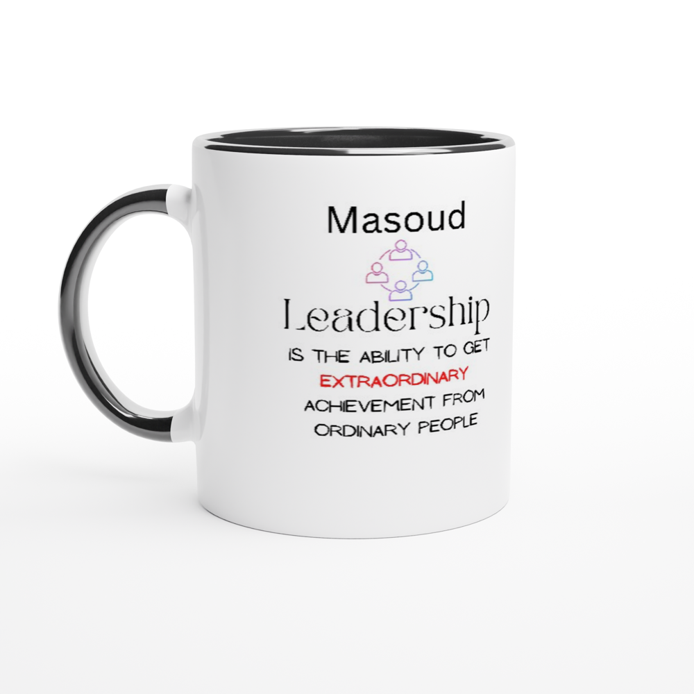 Leadership 11oz Ceramic Mug with Color Inside