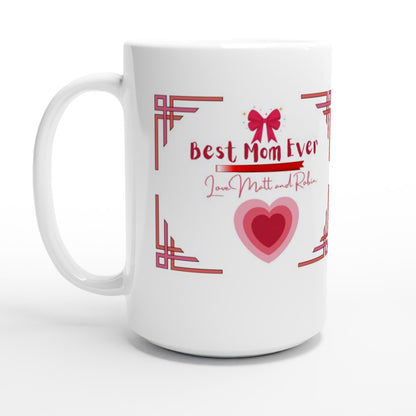 Best Mom White 15oz Ceramic Mug
